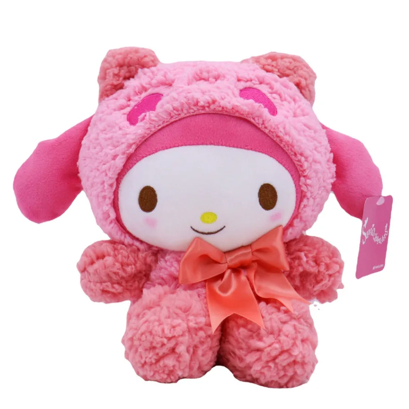 Anime Panda Bear Kuromi My Melody Cinnamorol Soft Stuffed Doll