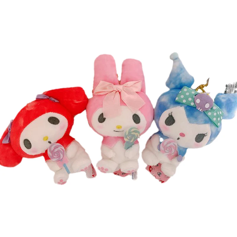 Cartoon Little Devil Kuromi My Melody Lollipop Soft Plush Doll