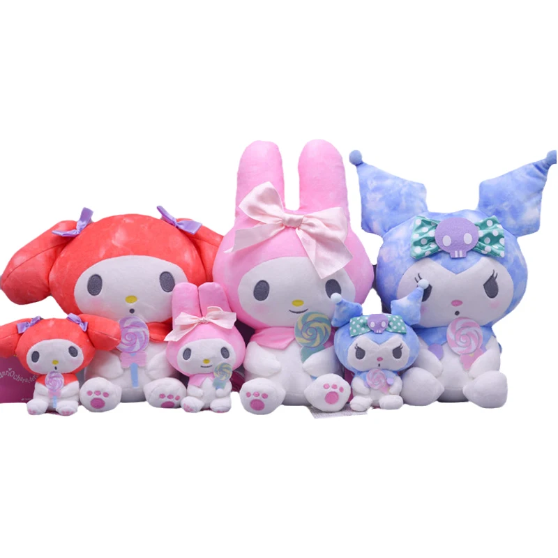 Cartoon Little Devil Kuromi My Melody Lollipop Soft Plush Doll