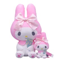 Cartoon Little Devil Kuromi My Melody Lollipop Soft Plush Doll Cartoon Little Devil Kuromi My Melody Lollipop Soft Plush Doll