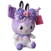Kuromi Bow-Knot Cartoon Soft Stuffed Fluffy Dolls Kuromi Bow-Knot Cartoon Soft Stuffed Fluffy Dolls