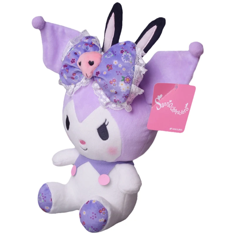 Kuromi Bow-Knot Cartoon Soft Stuffed Fluffy Dolls