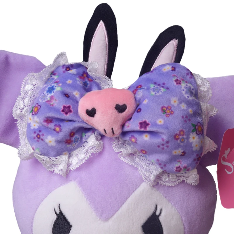 Kuromi Bow-Knot Cartoon Soft Stuffed Fluffy Dolls