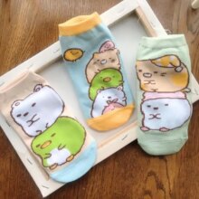 Anime Sumikko Gurashi Shallow Mouth Short Socks Anime Sumikko Gurashi Shallow Mouth Short Socks