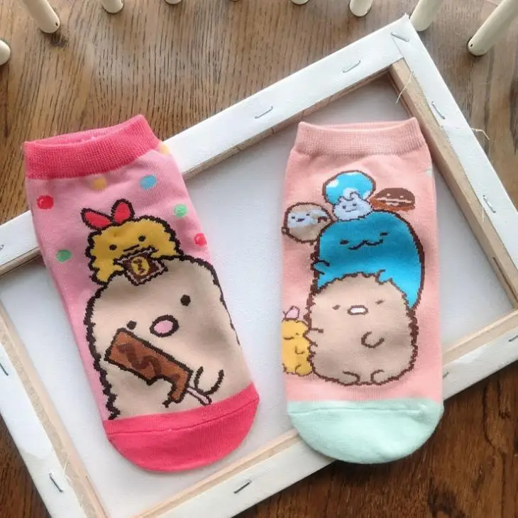 Anime Sumikko Gurashi Shallow Mouth Short Socks