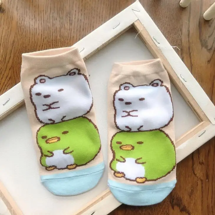 Anime Sumikko Gurashi Shallow Mouth Short Socks