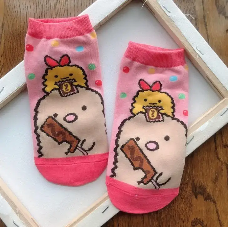 Anime Sumikko Gurashi Shallow Mouth Short Socks