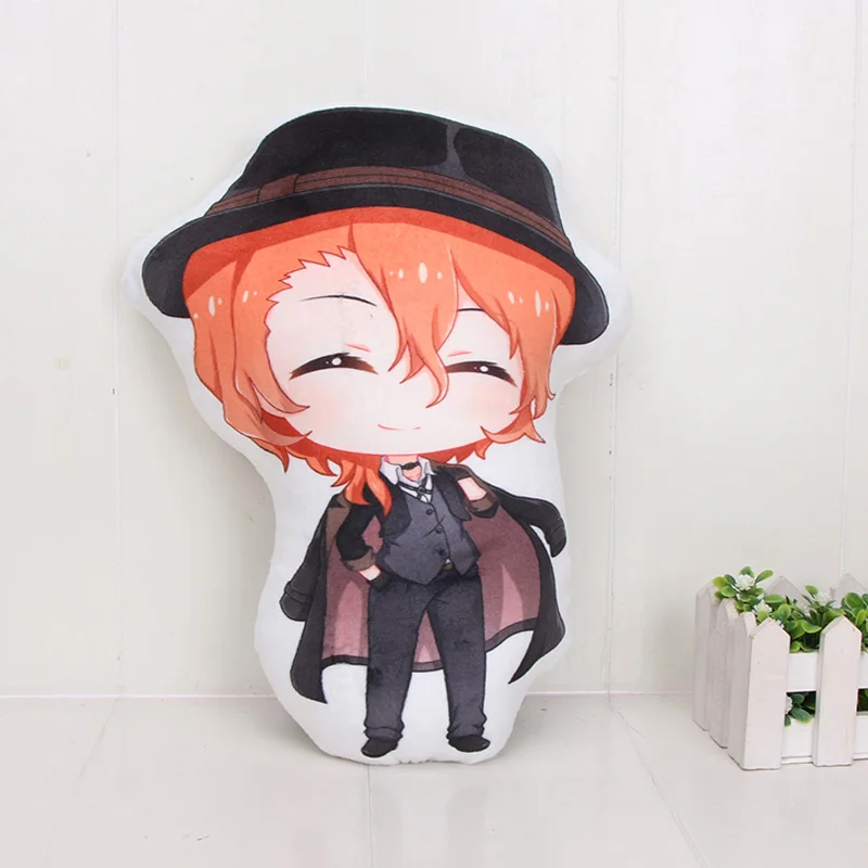 Anime Dazai Osamu Nakahara Chuuya Bungo Stray Dogs Stuffed Plush Toy