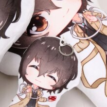 Anime Dazai Osamu Nakahara Chuuya Bungo Stray Dogs Stuffed Plush Toy Anime Dazai Osamu Nakahara Chuuya Bungo Stray Dogs Stuffed Plush Toy