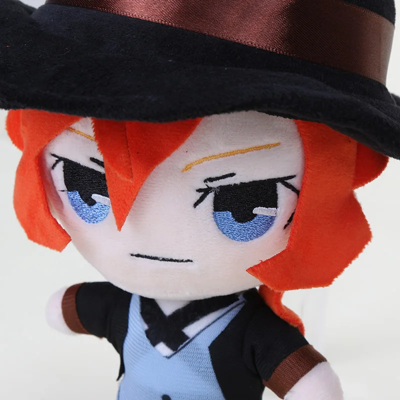 Anime Dazai Osamu Nakahara Chuya Bungo Stray Dogs Plush Doll