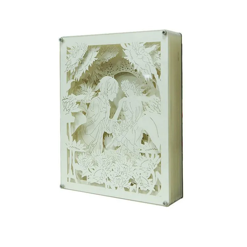 Totoro Cartoon 3D Paper-Cut Atmosphere Night Light Lamp Totoro Cartoon 3D Paper-Cut Atmosphere Night Light Lamp