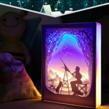 Totoro Cartoon 3D Paper-Cut Atmosphere Night Light Lamp Totoro Cartoon 3D Paper-Cut Atmosphere Night Light Lamp