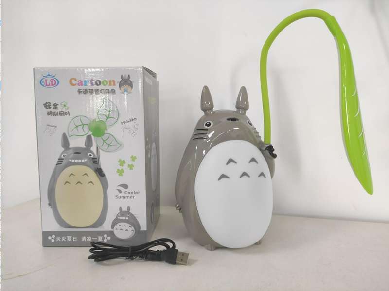 Cartoon Totoro USB Charging Foldable LED Night Light Table Lamp