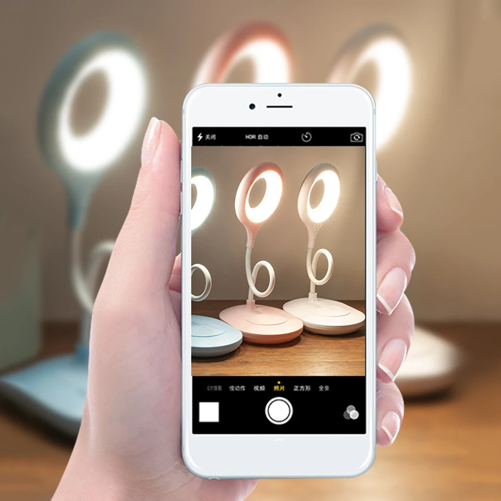 Elephant Animal LED Temperature Adjustable Charging Plug-in Dual-Use Three-Color Table Lamp