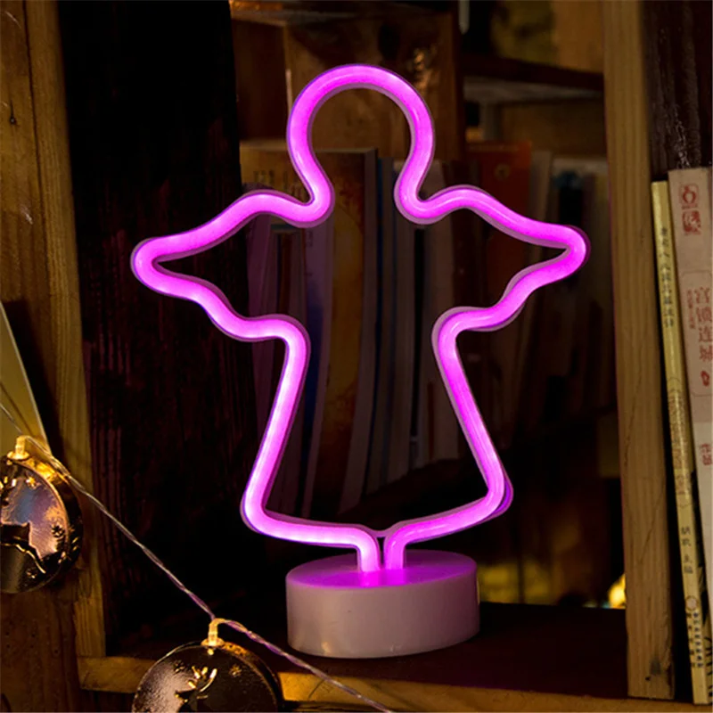 Rainbow Unicorn Neon LED Night Lamp