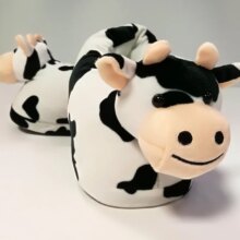 Cartoon Cow Plush Warm Indoor Shoes Cartoon Cow Plush Warm Indoor Shoes