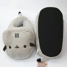 Cartoon Full Covered Cat Plush Warm Indoor Shoes Cartoon Full Covered Cat Plush Warm Indoor Shoes
