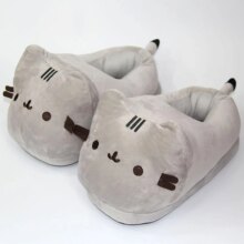 Cartoon Full Covered Cat Plush Warm Indoor Shoes Cartoon Full Covered Cat Plush Warm Indoor Shoes