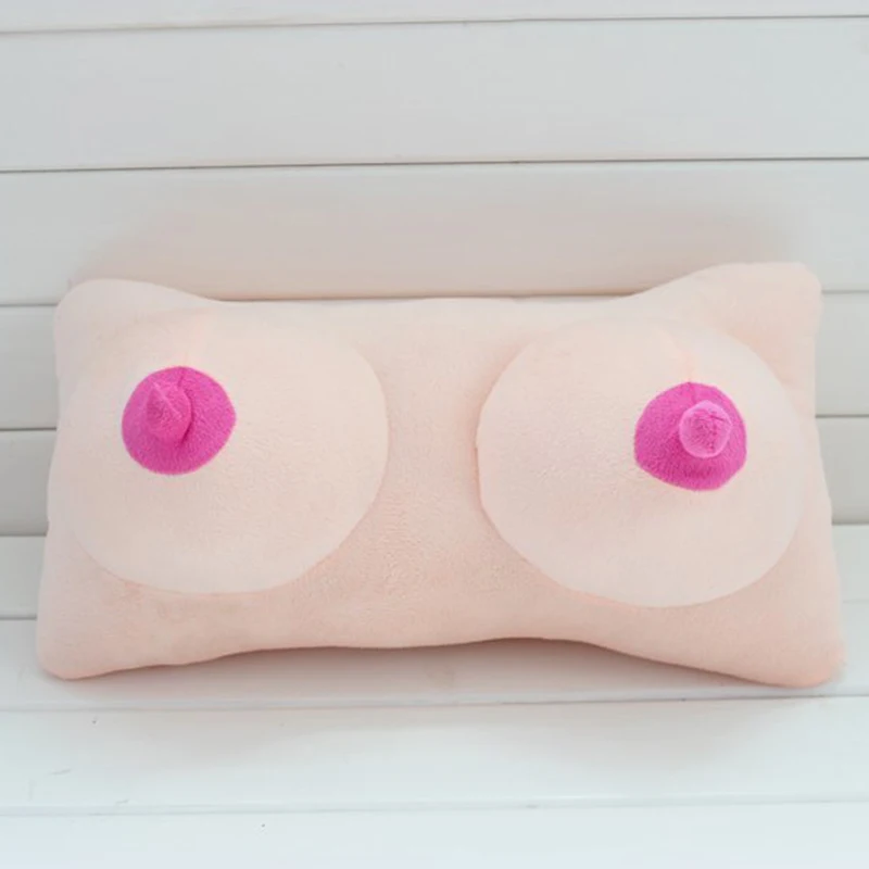 Big Boobs Breast Penis Dick Design Pillow And Slippers
