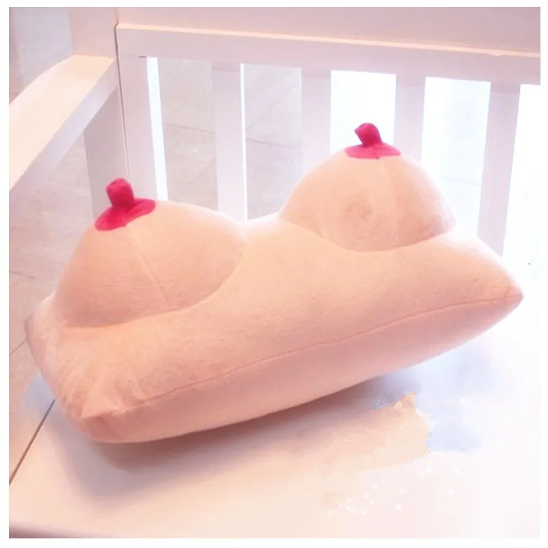 Big Boobs Breast Penis Dick Design Pillow And Slippers