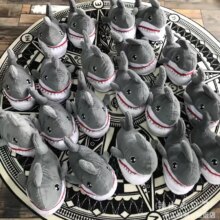 Cartoon Shark Indoor Warm Plush Shoes Cartoon Shark Indoor Warm Plush Shoes