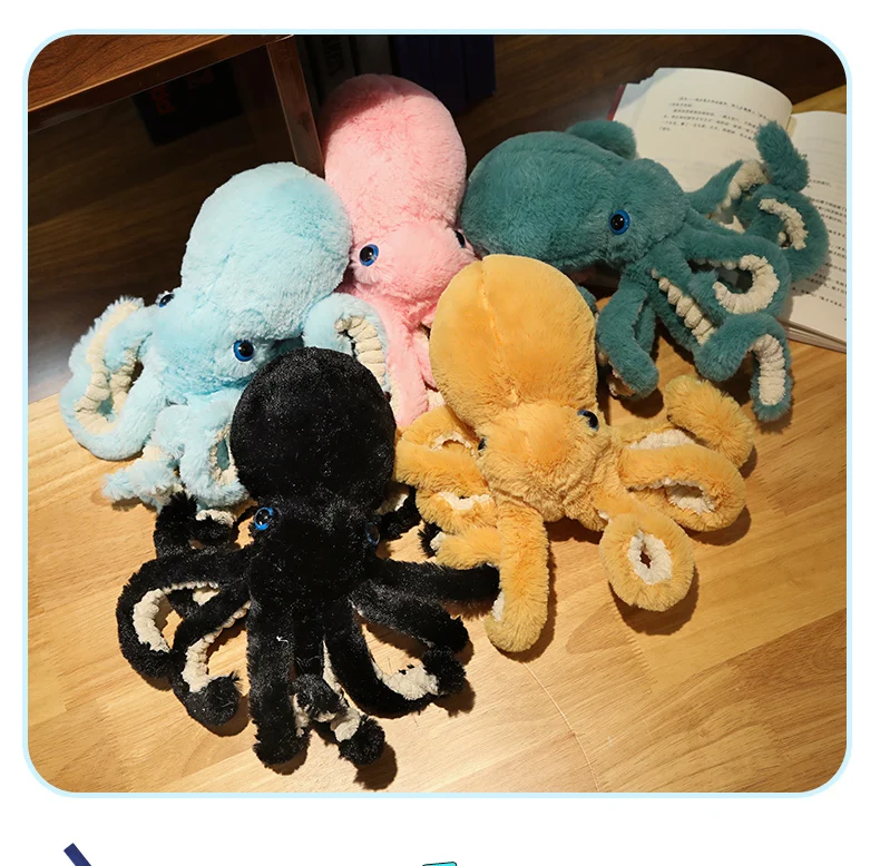 Cartoon Sea Big Eyes Octopus Plush Stuffed Doll