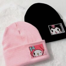 Cartoon My Melody Kuromi Cinnamoroll Kawaii Knit Hat Cartoon My Melody Kuromi Cinnamoroll Kawaii Knit Hat