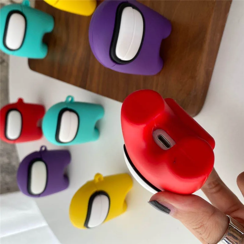 Cartoon Hot Among Us Game Kawaii AirPods Case