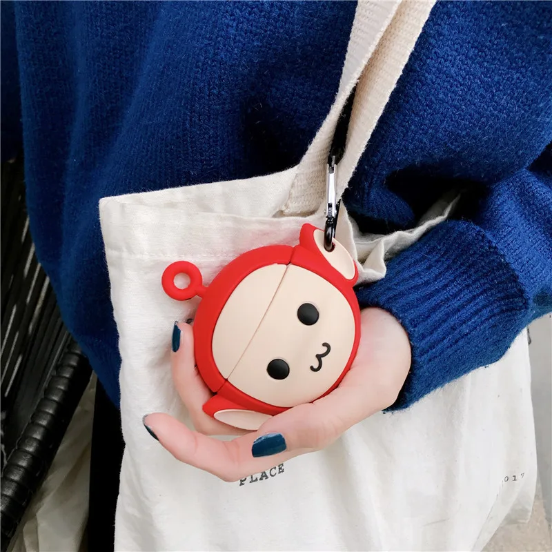 Cartoon Silicone Teletubbies Headphone Case For Kawaii Airpods