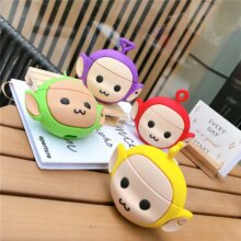 Cartoon Silicone Teletubbies Headphone Case For Kawaii Airpods Cartoon Silicone Teletubbies Headphone Case For Kawaii Airpods