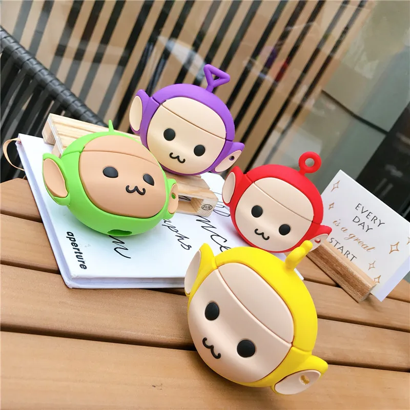 Cartoon Silicone Teletubbies Headphone Case For Kawaii Airpods