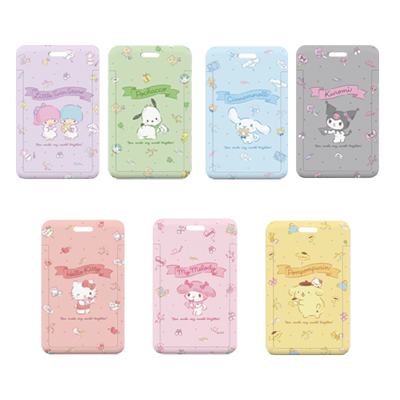 Cartoon Cinnamoroll Kuromi Plastic Kawaii Lanyard Card