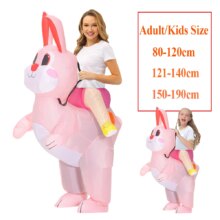 Light Inflatable Bunny Rabbit Easter Costume For Kids And Adults Light Inflatable Bunny Rabbit Easter Costume For Kids And Adults