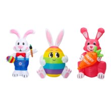 120-180cm Easter Egg Bunny Rabbit Inflatable Decoration 120-180cm Easter Egg Bunny Rabbit Inflatable Decoration