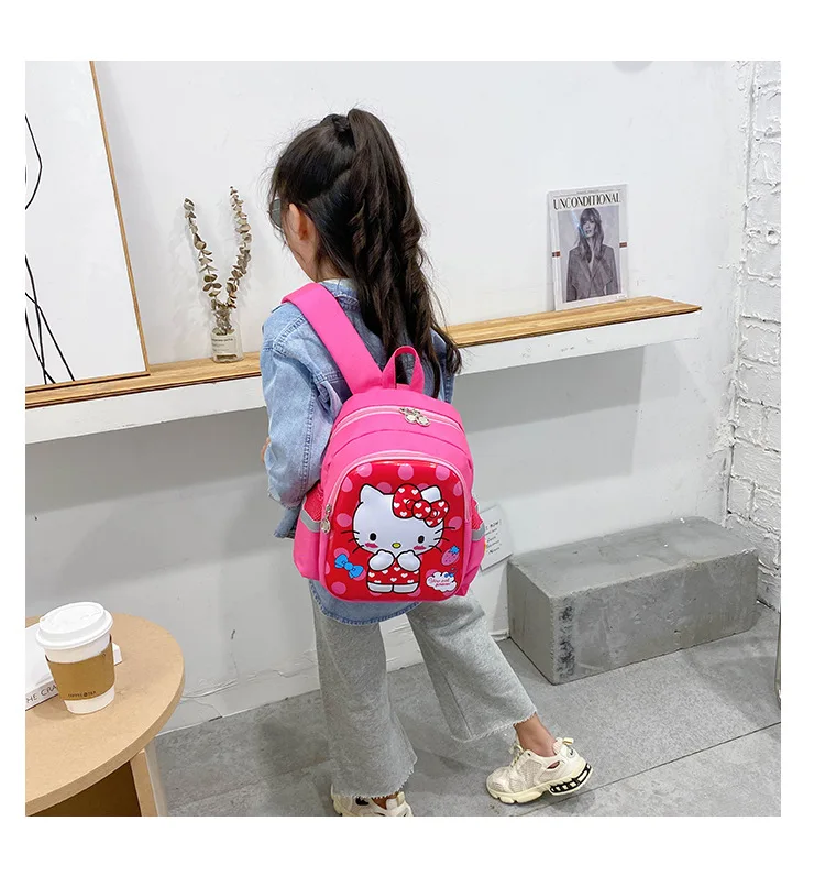 Cartoon Hello Kitty Children's Kindergarten Kawaii Schoolbag