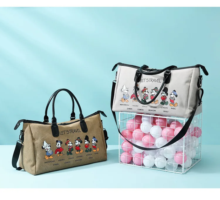 Disney Mickey Fashion Cartoon Mouse Canvas Bag