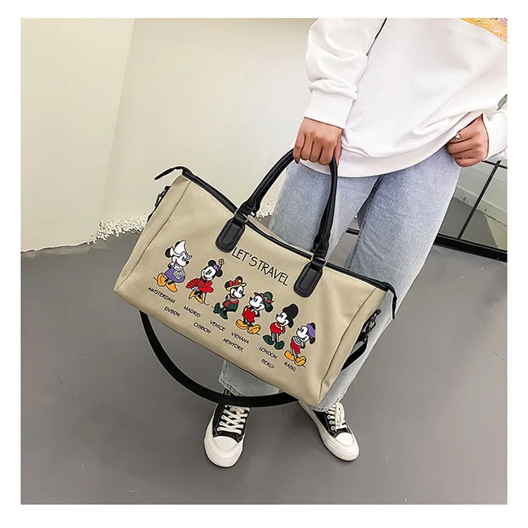 Disney Mickey Fashion Cartoon Mouse Canvas Bag