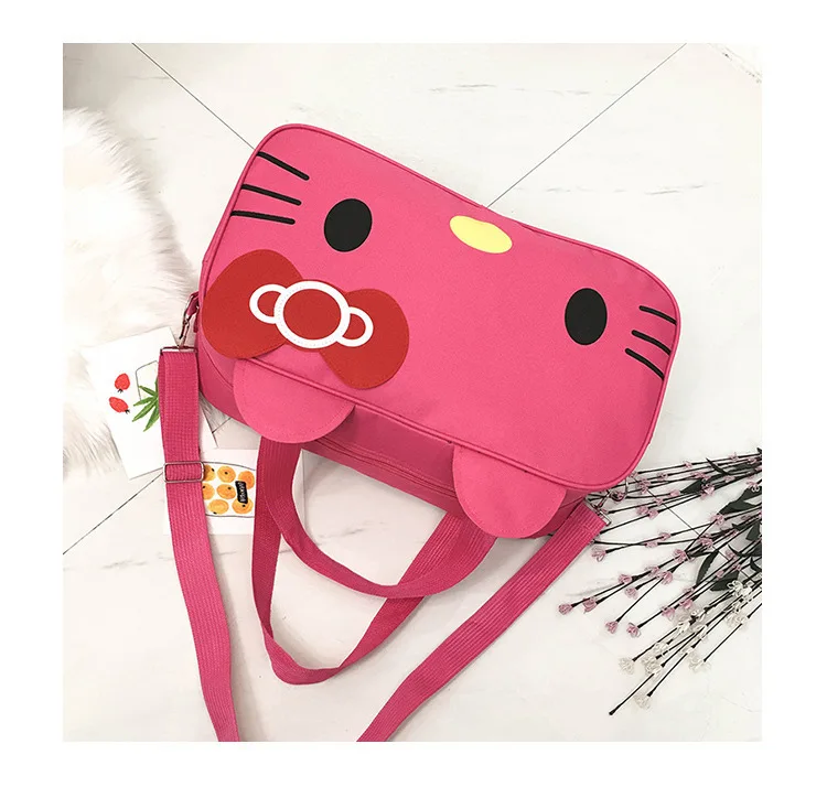 Cartoon Hello-Kitty Fashion Travel Kawaii Waterproof  Bag
