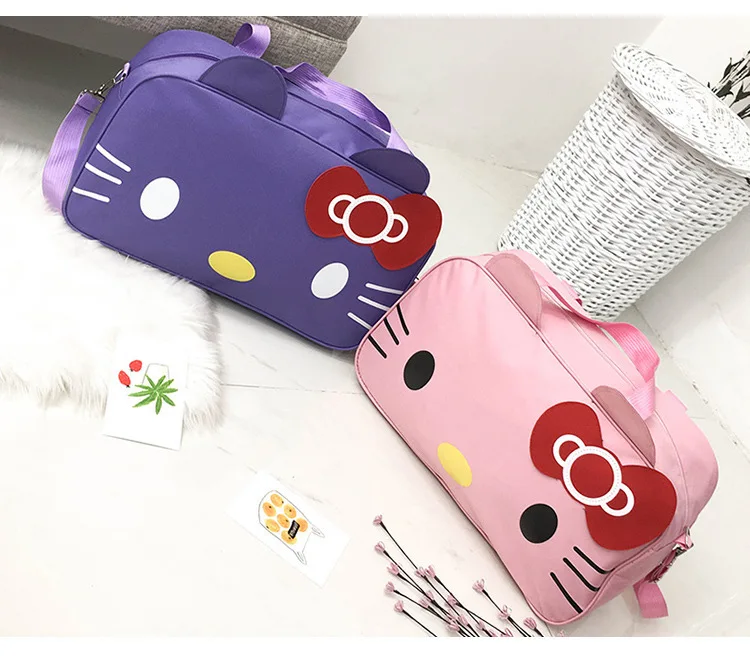 Cartoon Hello-Kitty Fashion Travel Kawaii Waterproof  Bag