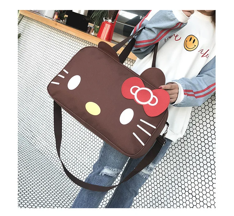 Cartoon Hello-Kitty Fashion Travel Kawaii Waterproof  Bag