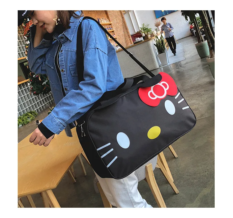 Cartoon Hello-Kitty Fashion Travel Kawaii Waterproof  Bag
