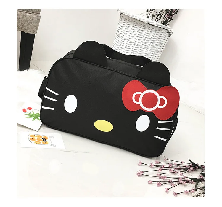 Cartoon Hello-Kitty Fashion Travel Kawaii Waterproof  Bag