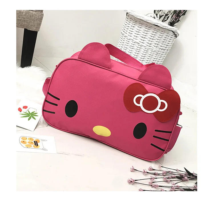 Cartoon Hello-Kitty Fashion Travel Kawaii Waterproof  Bag