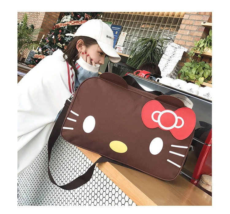Cartoon Hello-Kitty Fashion Travel Kawaii Waterproof  Bag