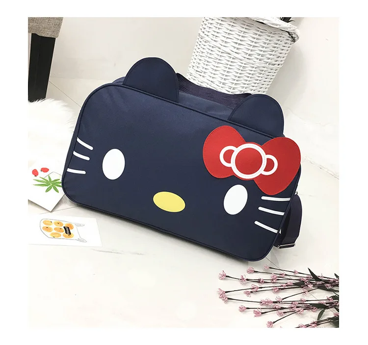 Cartoon Hello-Kitty Fashion Travel Kawaii Waterproof  Bag