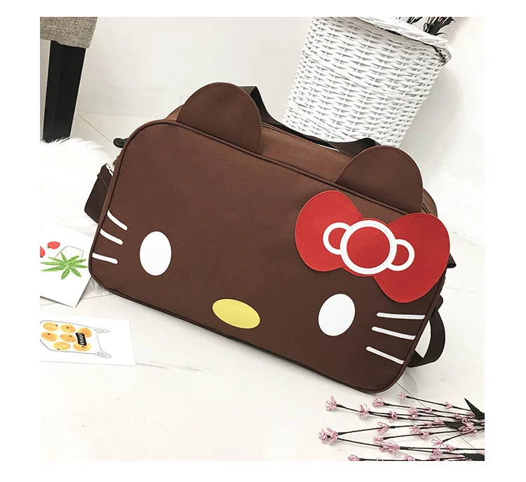 Cartoon Hello-Kitty Fashion Travel Kawaii Waterproof  Bag