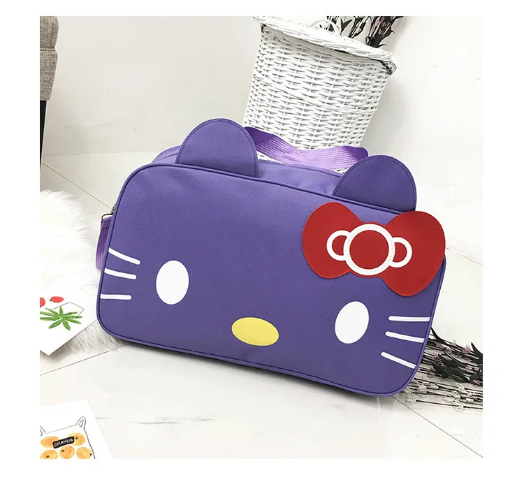 Cartoon Hello-Kitty Fashion Travel Kawaii Waterproof  Bag