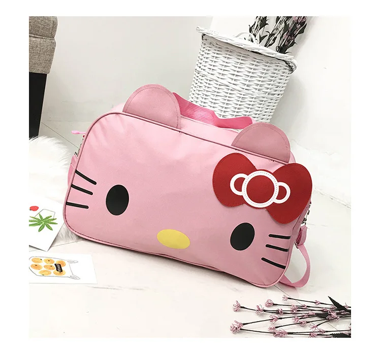 Cartoon Hello-Kitty Fashion Travel Kawaii Waterproof  Bag