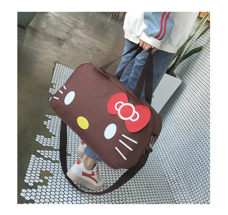 Cartoon Hello-Kitty Fashion Travel Kawaii Waterproof  Bag