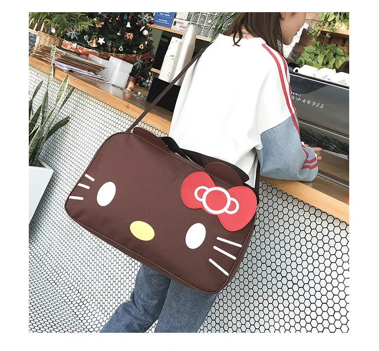 Cartoon Hello-Kitty Fashion Travel Kawaii Waterproof  Bag